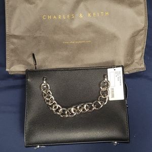 Charles & Keith Chain Accent Bag